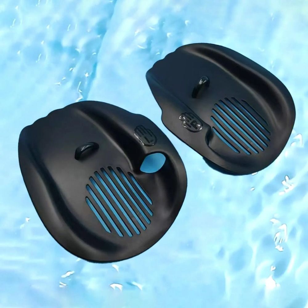 Flippers Swimming - 1 Paar Schwimmhandpaddles mit verstellbaren Riemen,