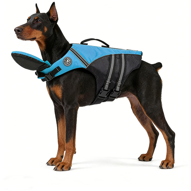 Life Jacket - Hundeschwimmweste mit Hoher Auftriebskraft, Reflektierende Sicherheitsweste