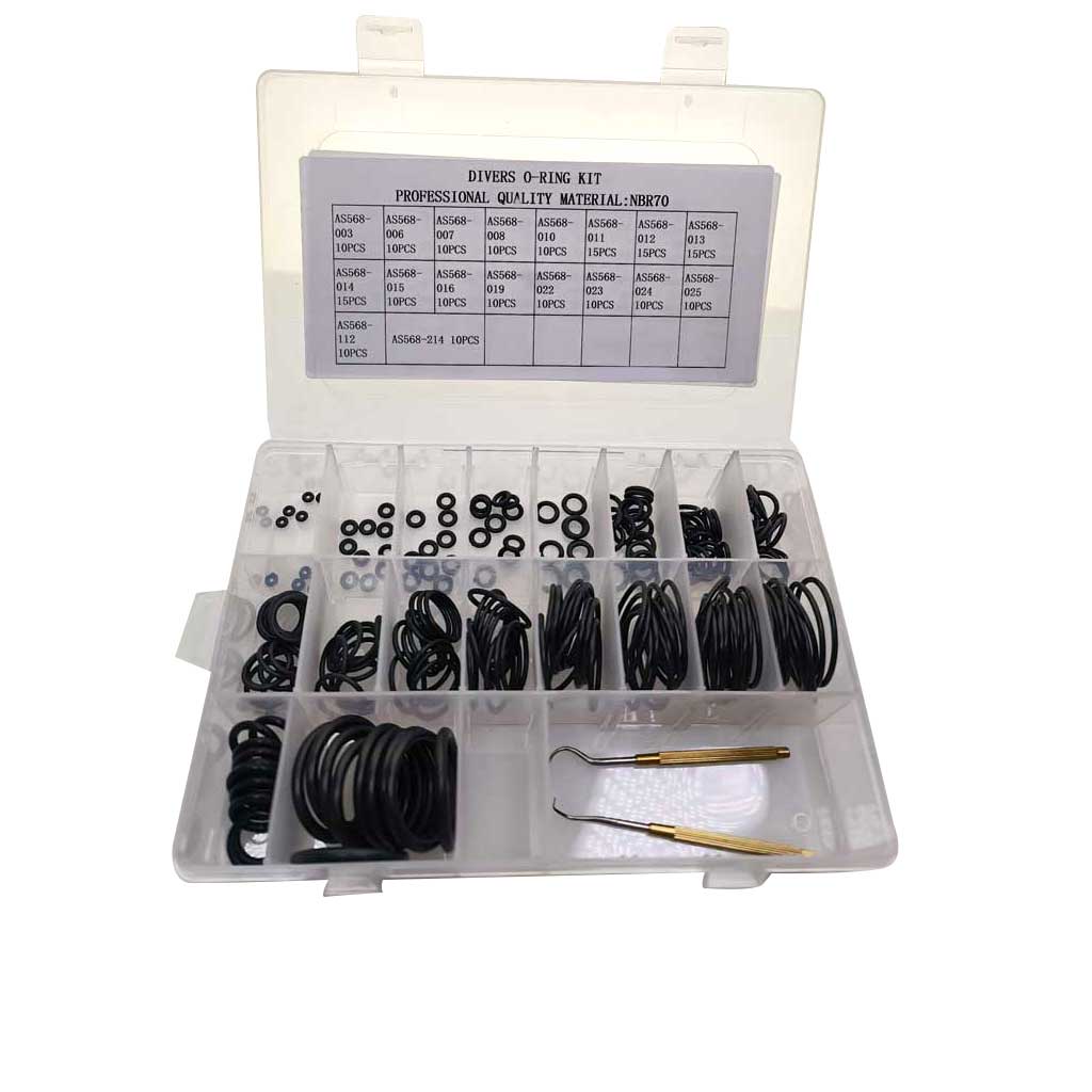 Snorkeling Gear - 200-teiliges O-Ring-Set für Tauchausrüstung, O-Ring-Kit für