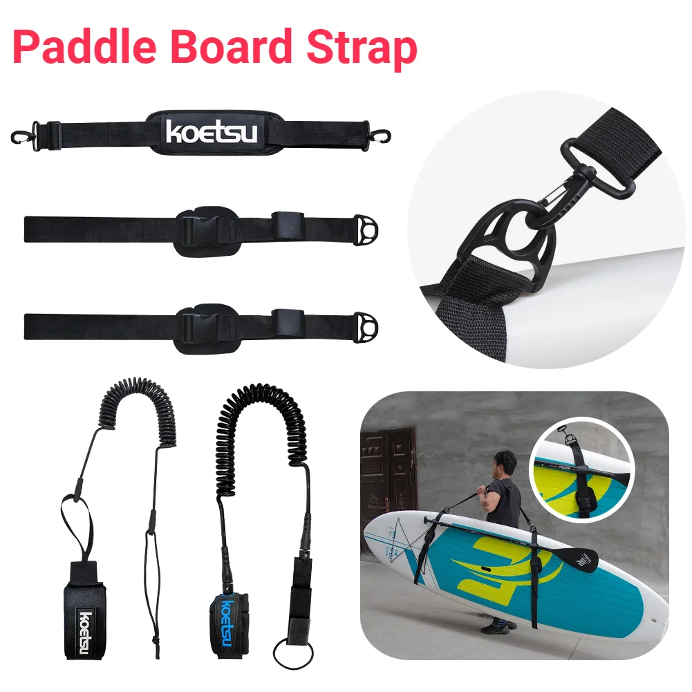 Surfboard Leash - Surfbrett-Schultergurt, verstellbarer Tragegurt für Stand-Up-Paddle-Boards, Zubehör,