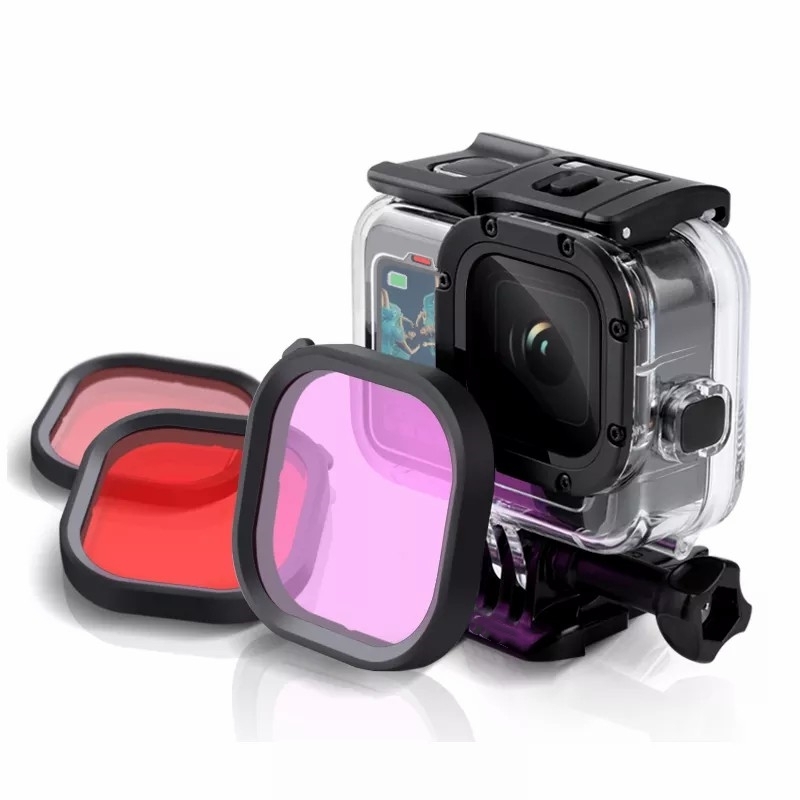 Snorkel Set - Filter-Set Magenta Schnorchellinsenfilter Roter Farbfilter für