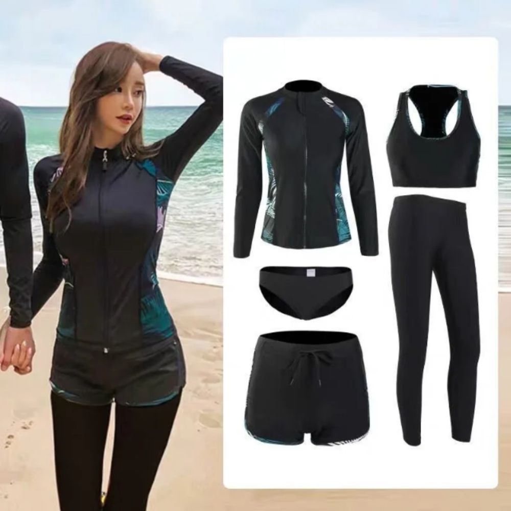 Wetsuit Men - Langärmliger Split-Neoprenanzug, lange Hose, weiches Material,