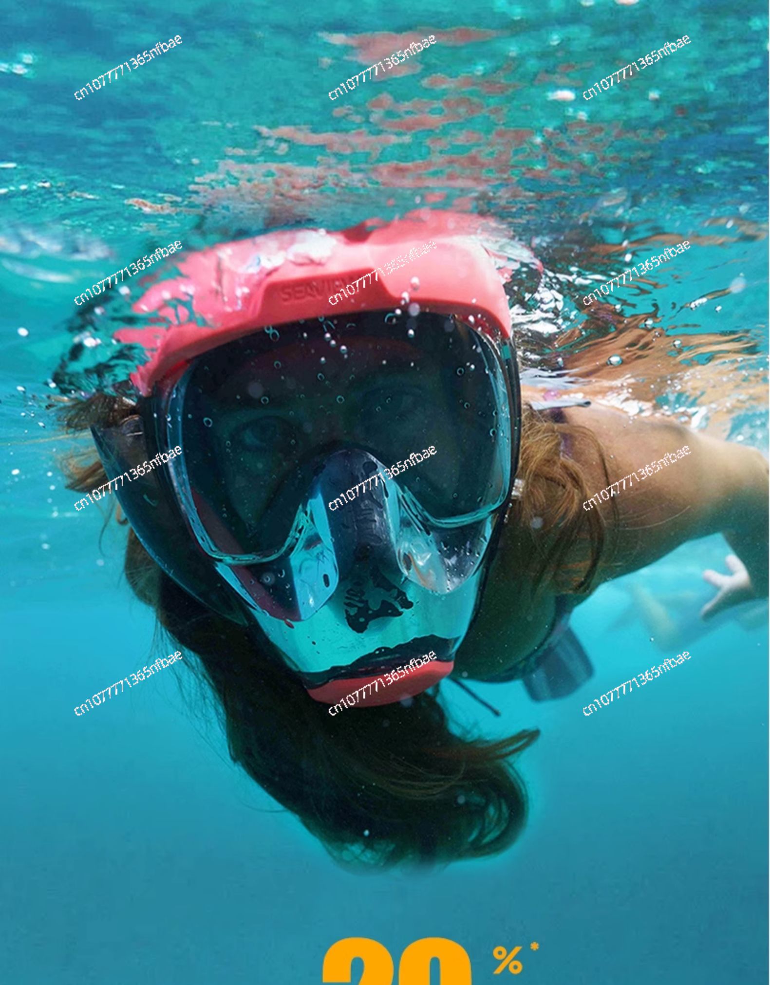 Diving Mask - Schnorchelmaske, Taucherbrille, Antibeschlagmaske für Erwachsene, vollständig
