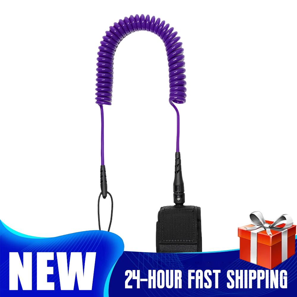 Surfboard Leash - Gewickelte SUP-Leash Stand-Up-Paddle-Board Beinband Surfbrett-Leash für