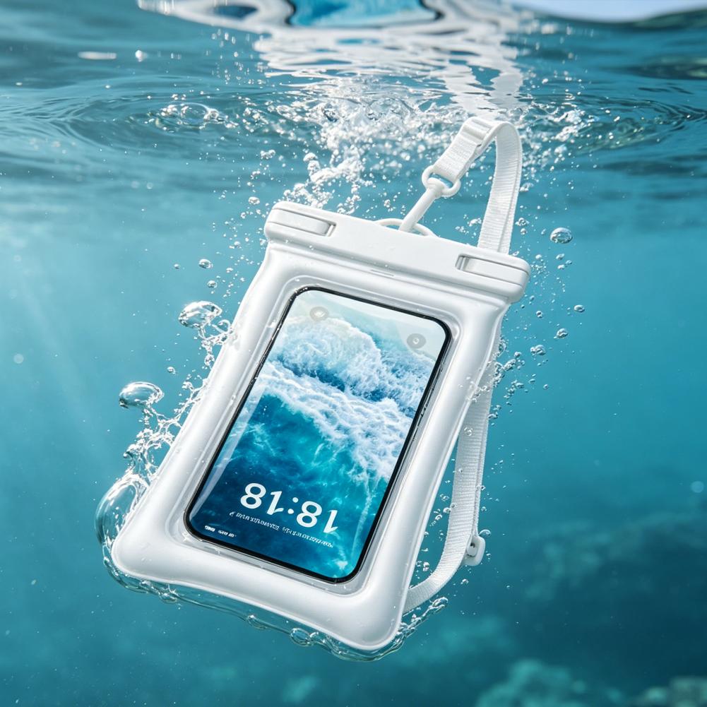 Dry Bag Waterproof - Wasserdichte Handyhülle mit Abnehmbarem Trageband Transparente
