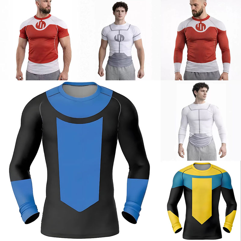 Rash Guard - Neues Invincible Cosplay Rash Guard Tauch-