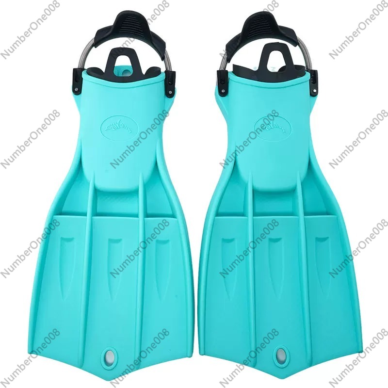 Swim Fins - Taucherflossen, 3-Vent-Jet-Fin-Design mit Federschnallen für Schnorcheln,