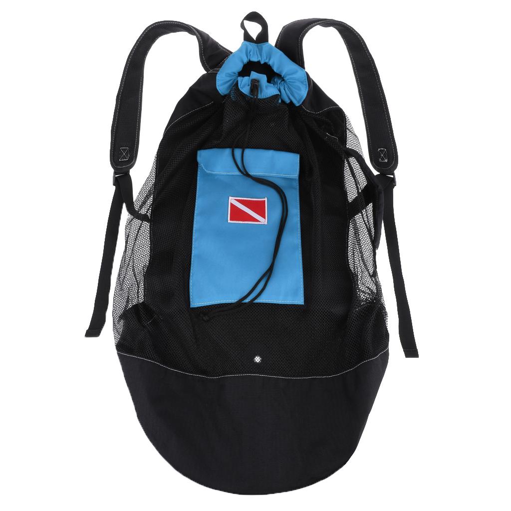 Snorkeling Gear - Tauchrucksack aus Netzstoff 80L Große Kapazität