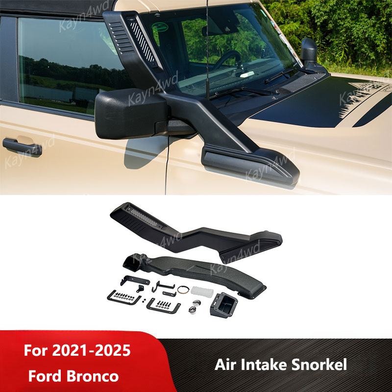 Snorkel Set - Offroad 4x4 Exterieur-Zubehör Glänzend Schwarze Lufteinlass-Schnorchel-Kits