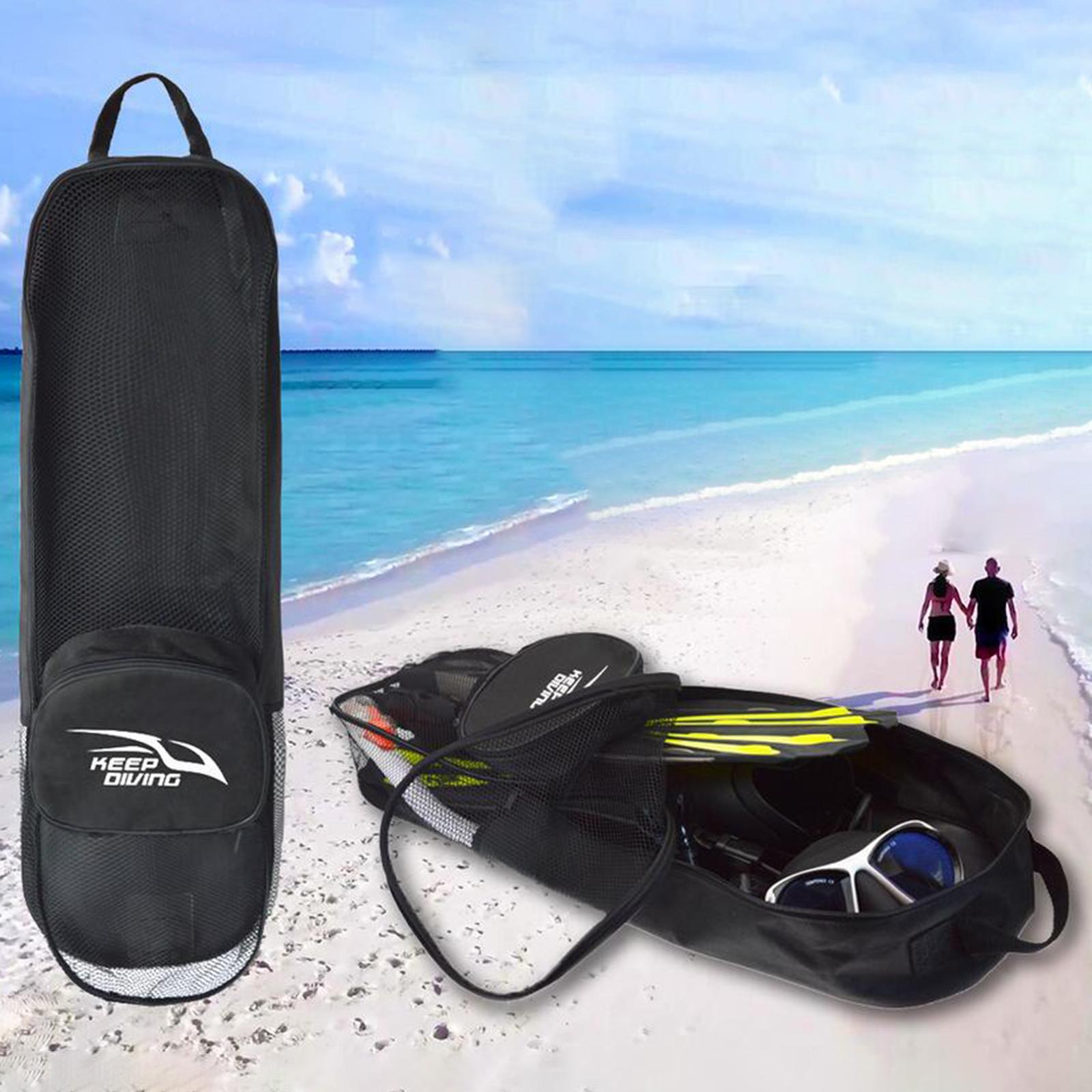 Diving Mask - Tragbare Schnorchelausrüstungstasche, Tragetasche, Taschenhalter, Duffel-Netzrucksack für