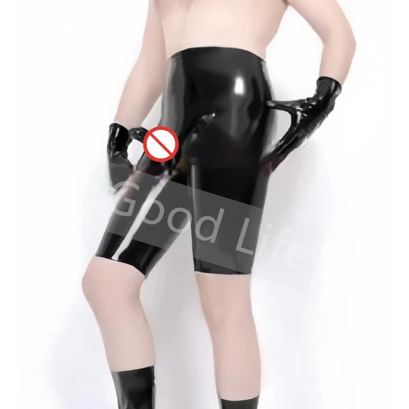 Wetsuit Men - Handgemachte Männer schwarz Sexy Latex Boxer