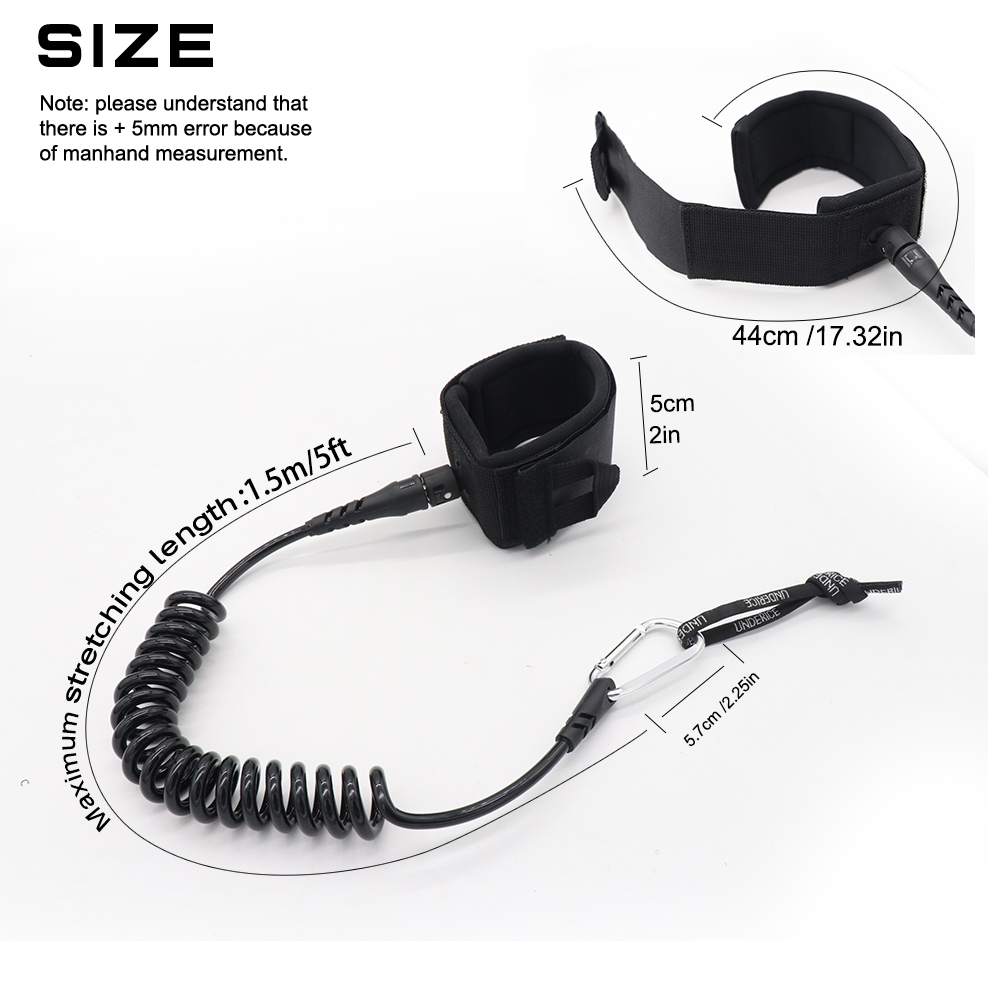 UICE 5FT 5MM Surf-Leash Handse – Surfboard Leash Bewertung und Preis