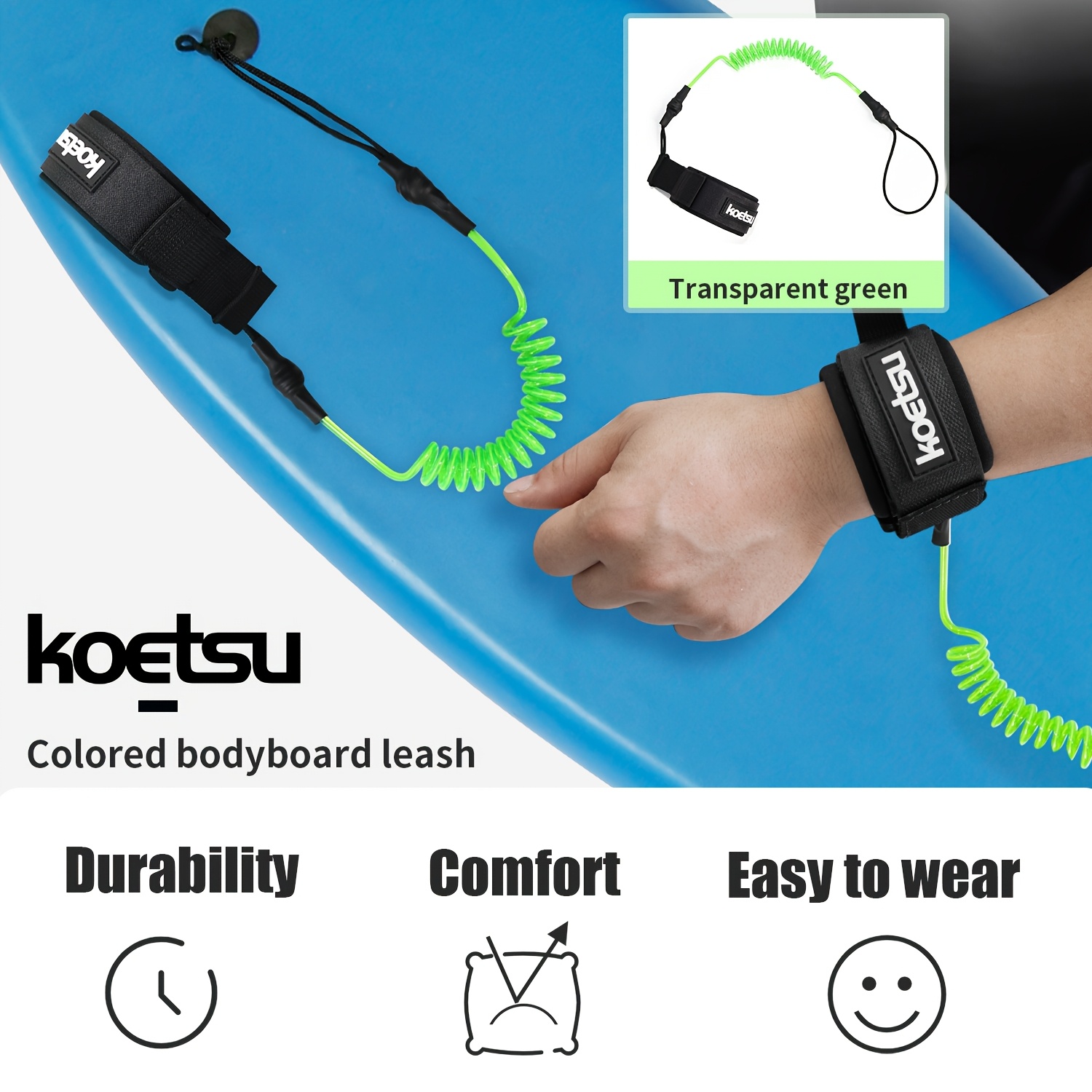 KOETSU Bodyboard-Leash, 5 mm T – Surfboard Leash Bewertung und Preis