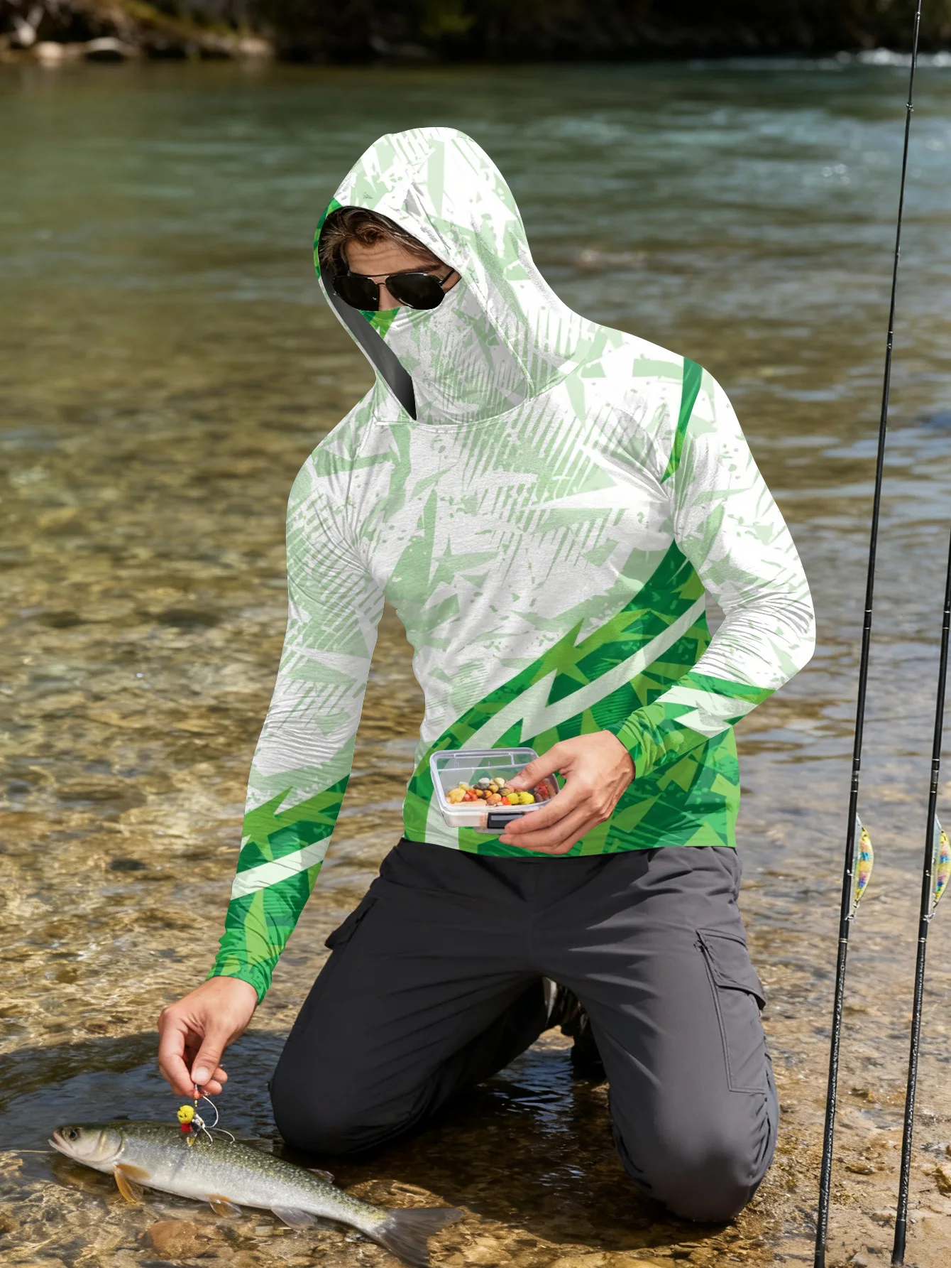 Herren-Anglerhemd mit Kapuze,  – Rash Guard Bewertung und Preis