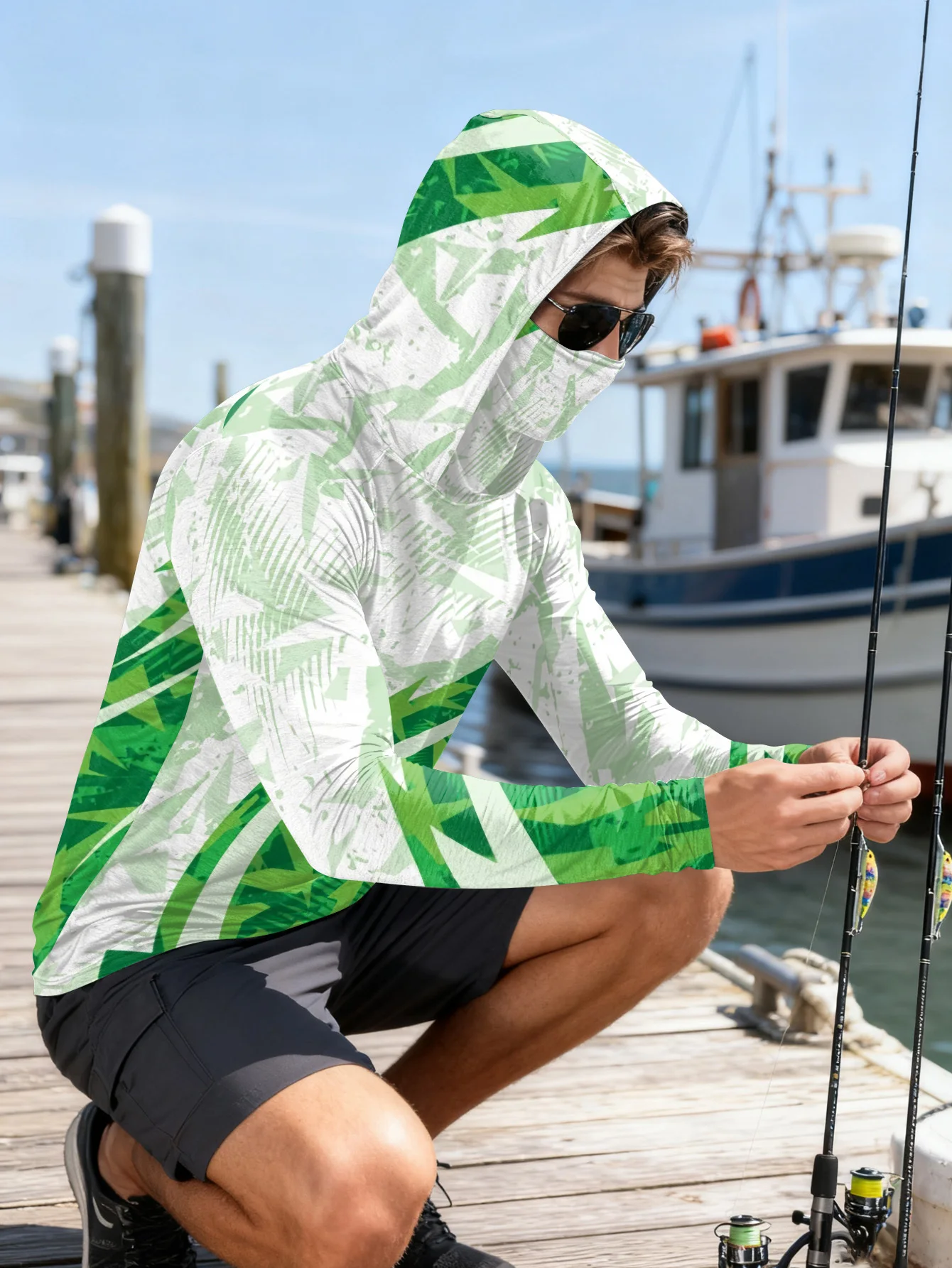 Herren-Anglerhemd mit Kapuze,  – Rash Guard Bewertung und Preis