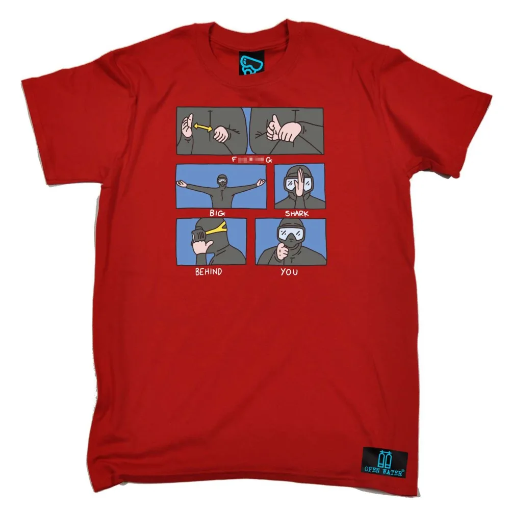 Neues Baumwoll-Taucher-T-Shirt – Diving Mask Bewertung und Preis