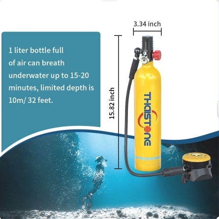 THAISTONE 1L Tauchflasche mit  – Diving Mask Bewertung und Preis