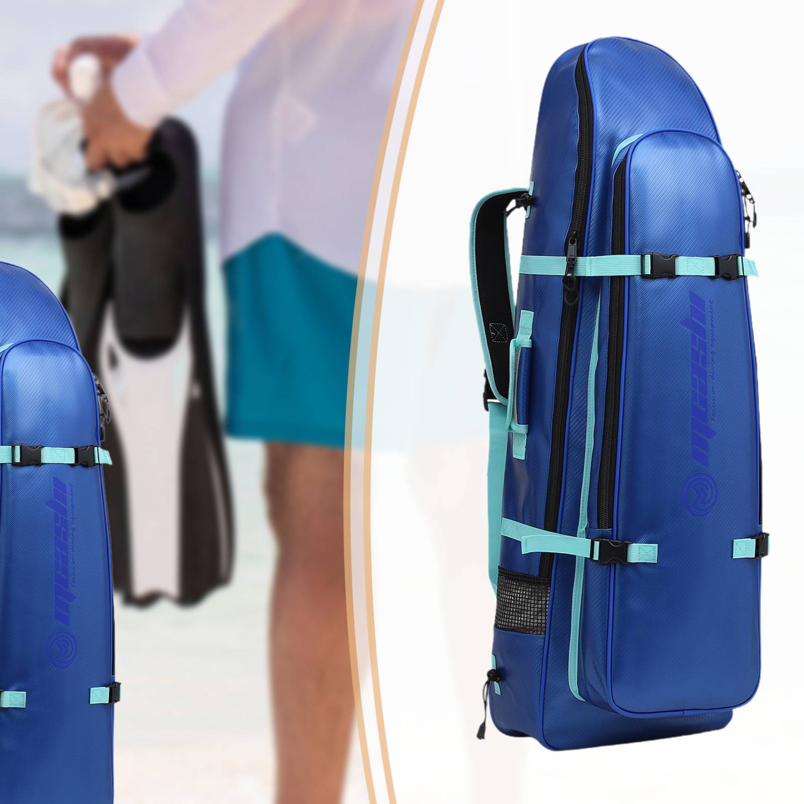 Lange Flossen-Tasche, tragbare – Flippers Swimming Bewertung und Preis