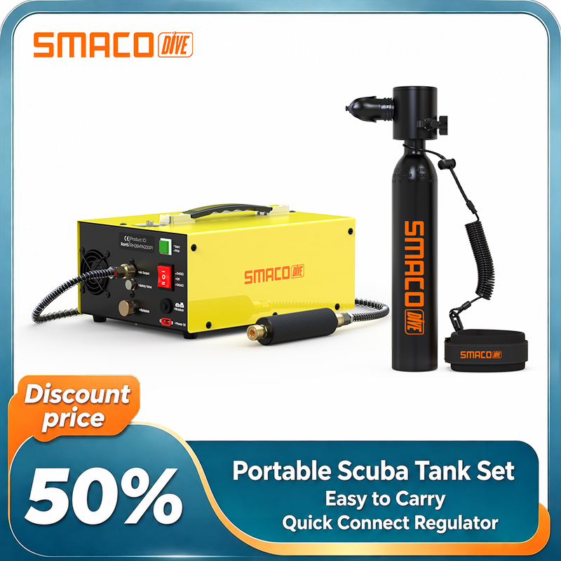 SMACO Mini-Tauchflaschenset Tr – Snorkel Set Bewertung und Preis